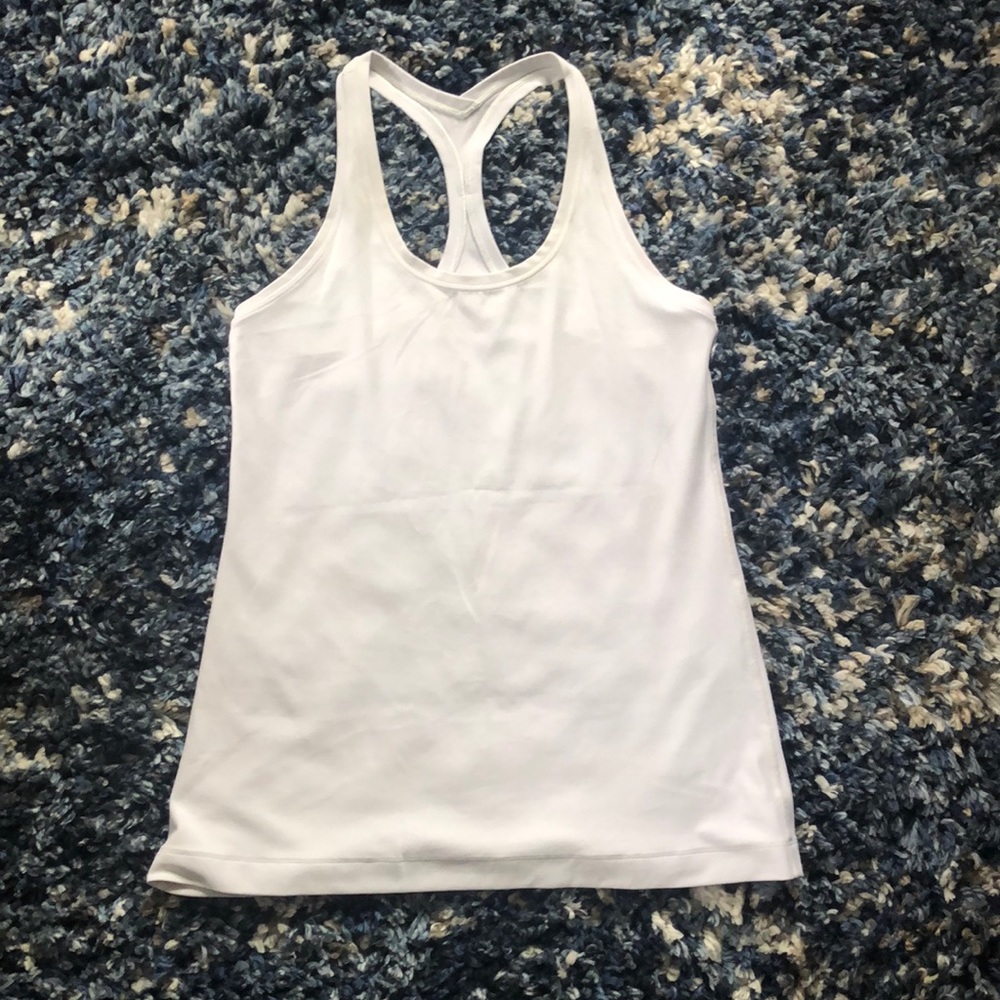Lululemon cool racerback tank top white